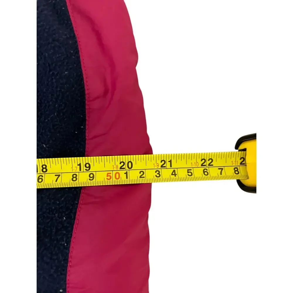 Ralph Lauren Hot Pink Puffer Coat Down Filled Padded Jacket Girls L Long Sleeve